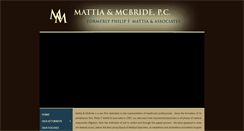 Desktop Screenshot of mattialawfirm.com